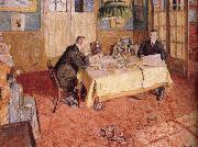 Edouard Vuillard In the office oil on canvas